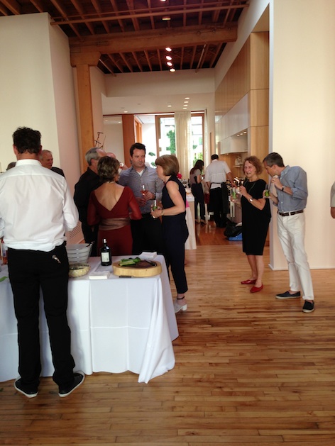 lumber room dinner guests gathering