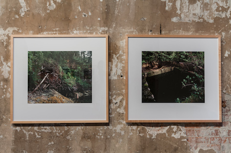 "Collapsed" 1996 (Left); "Quarry" 1996 (Right)