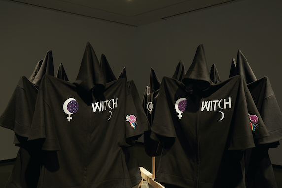 "W.I.T.C.H. 1985," (installation view), Portland Art Museum, Photo: Ben Cort