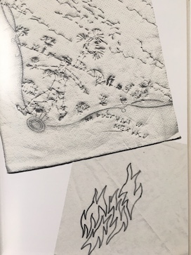 "Desert" 2003 (upper), "Tatoo" 2003 (lower)