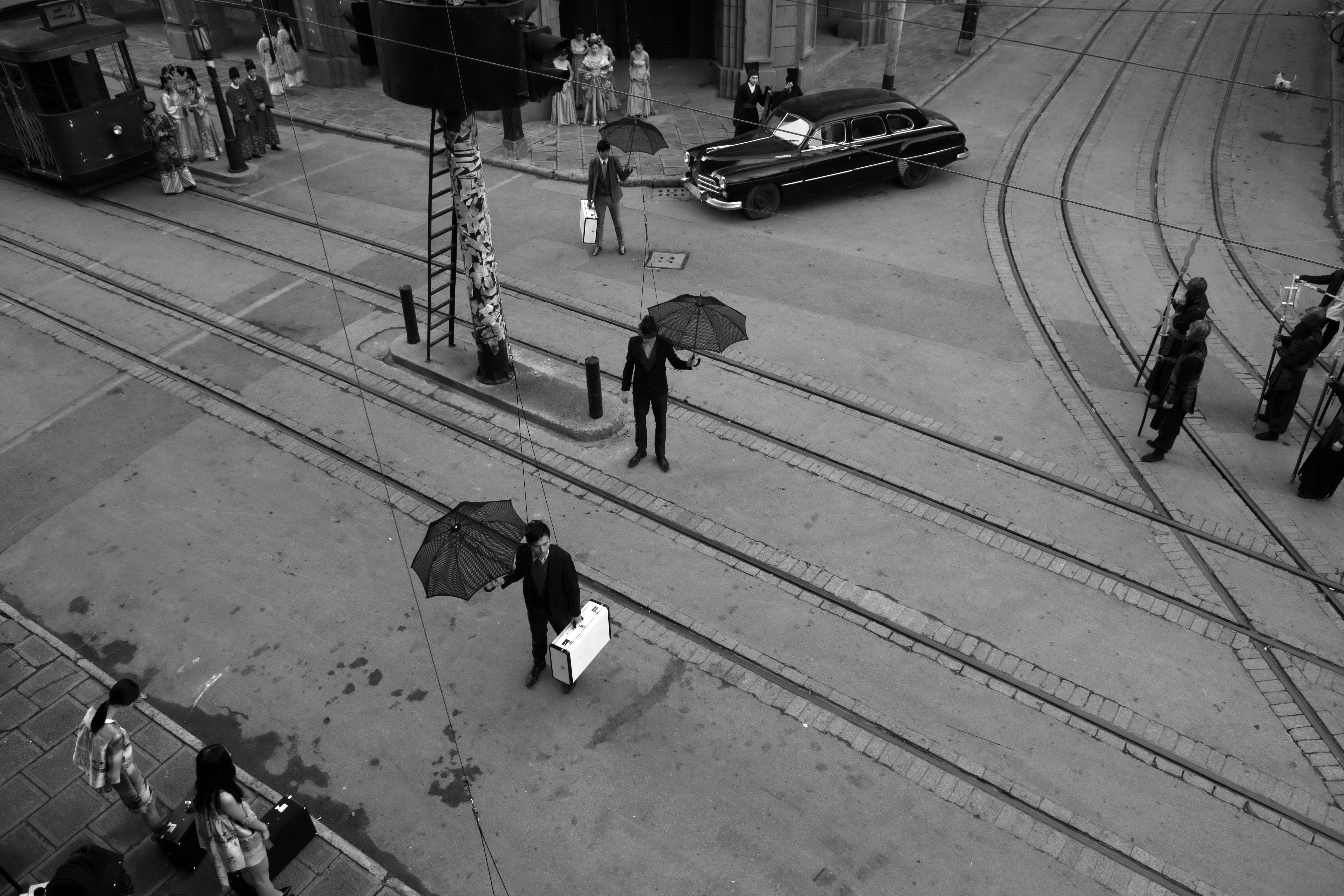Yang Fudong, First Spring, 2010.
Single channel film: 35mm b&w film transferred to DVD, music: Jin Wang: 9min. 11sec.